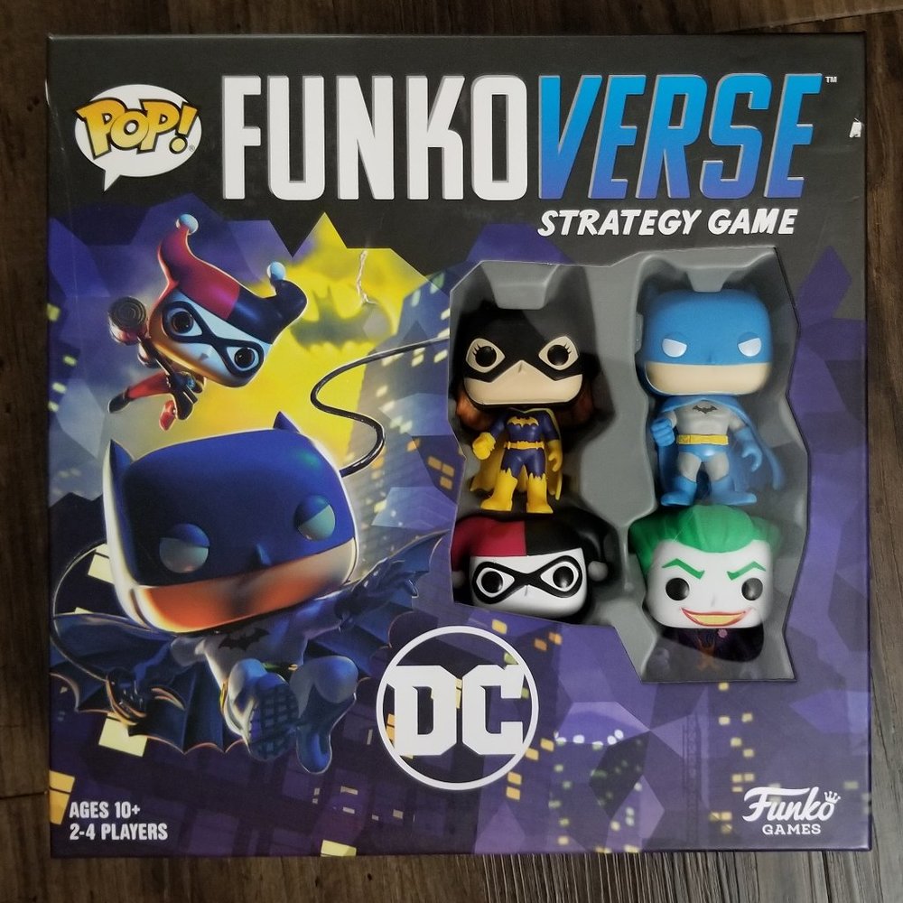 Funko Pop FunkoVerse Strategy Game: DC 4-Figure Pack (2-4 Players)